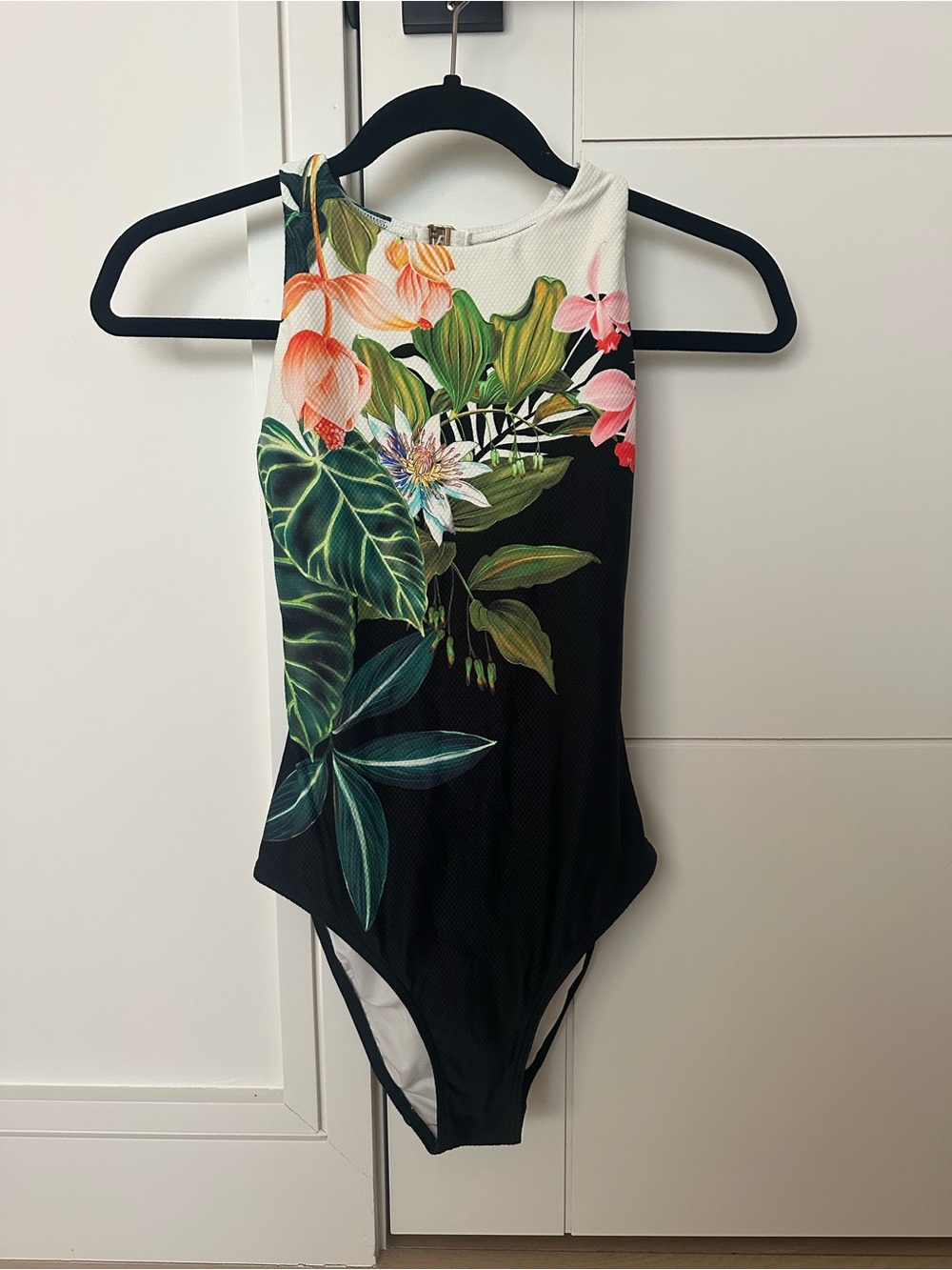 JETS Floral One-Piece Swimsuit - USA 4 (runs small like XS)